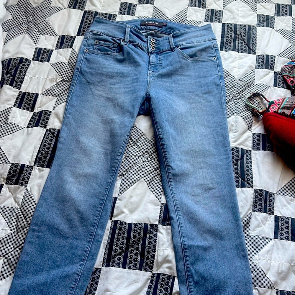 Torrid Premium Blue Straight Leg Jeans with Classic Fit